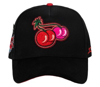 Cap Lou Lou Cherry Black JC Hats