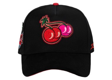 Cap Lou Lou Cherry Black JC Hats