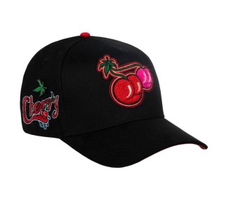 Cap Lou Lou Cherry Black JC Hats