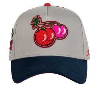 Cap Lou Lou Cherry Gray JC Hats