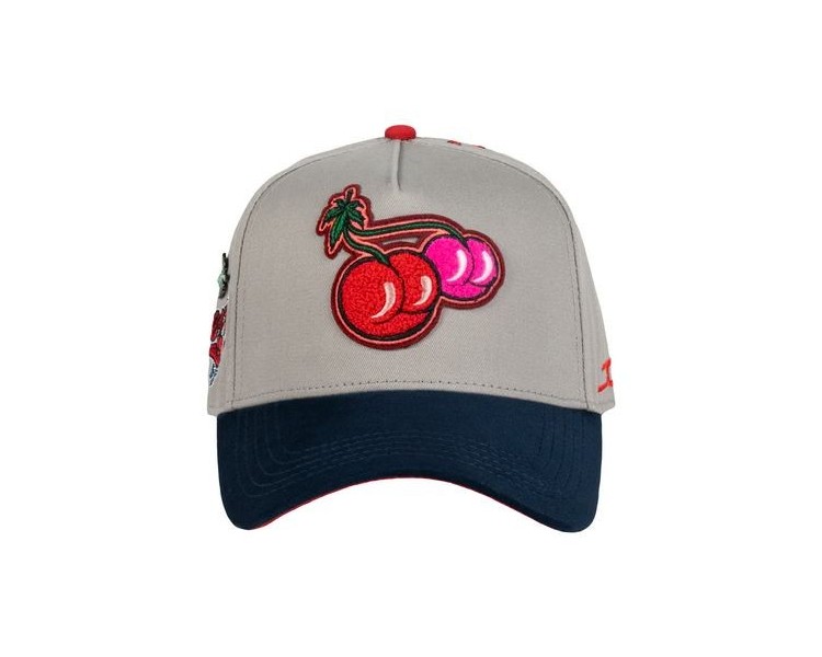 Cap Lou Lou Cherry Gray JC Hats