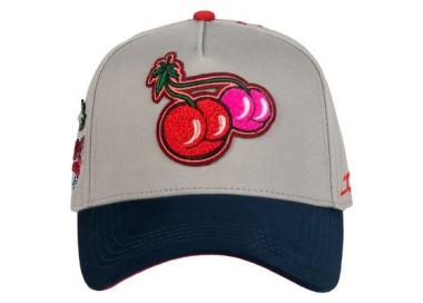 Cap Lou Lou Cherry Gray JC Hats