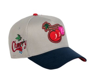 Cap Lou Lou Cherry Gray JC Hats