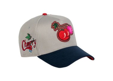 Cap Lou Lou Cherry Gray JC Hats