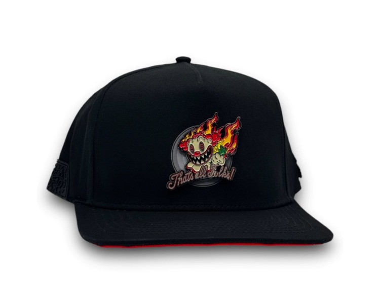 Cap Clown Fire Black Cash Only