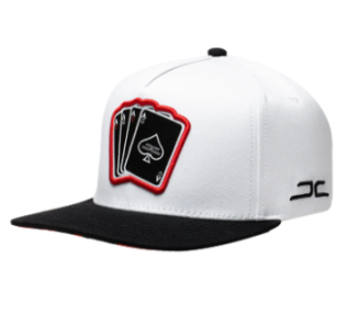 Cap Poker White JC Hats