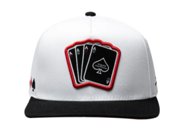 Cap Poker White JC Hats