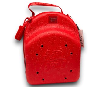 Fully Embossed Red Carrier Cash Only