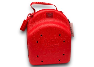 Fully Embossed Red Carrier Cash Only