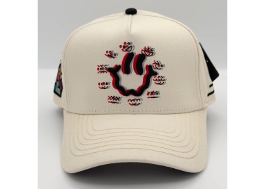 GORRA JC HATS / HAPPY FACE BEIGE