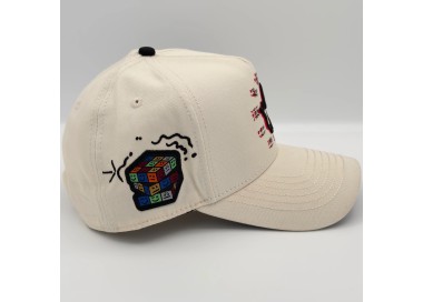 GORRA JC HATS / HAPPY FACE BEIGE