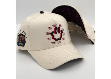 GORRA JC HATS / HAPPY FACE BEIGE