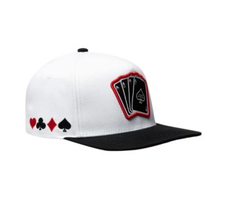 Cap Poker White JC Hats