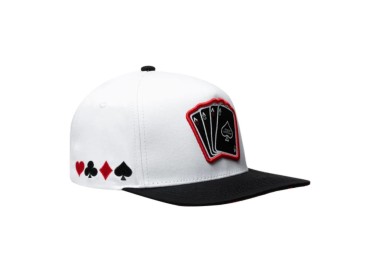 Cap Poker White JC Hats