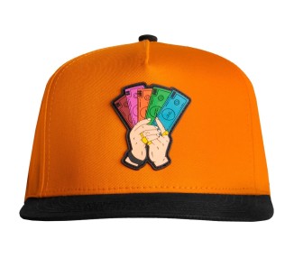 Cap Never Look Back Orange JC Hats