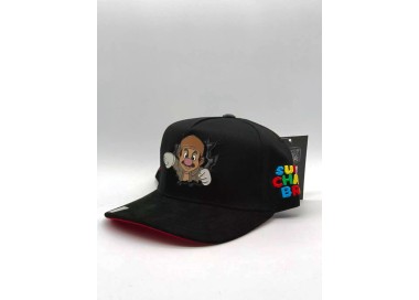 GORRA BIG BOSS / SUPER CHAPO BROS BLACK RED