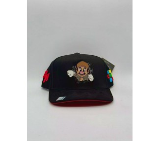 GORRA BIG BOSS / SUPER CHAPO BROS BLACK RED