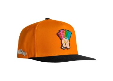 GORRA JC HATS / NEVER LOOK BACK ORANGE