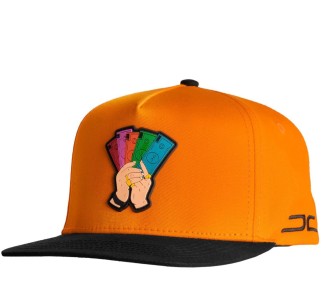 GORRA JC HATS / NEVER LOOK BACK ORANGE