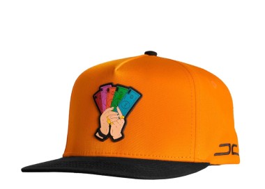 GORRA JC HATS / NEVER LOOK BACK ORANGE