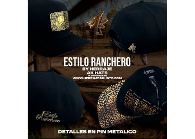 GORRA HERRAJE AK HATS / ESTILO RANCHERO