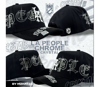 GORRA MZ HATS / LA PEOPLE CHROME CRYSTALS
