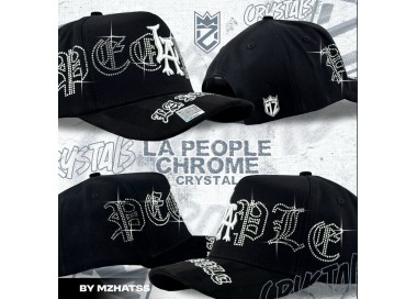 GORRA MZ HATS / LA PEOPLE CHROME CRYSTALS