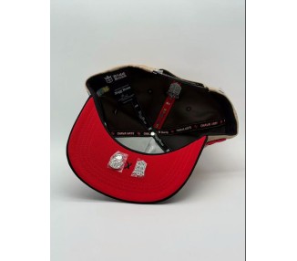GORRA BIG BOSS / SUPER CHAPO BROS BEIGE RED