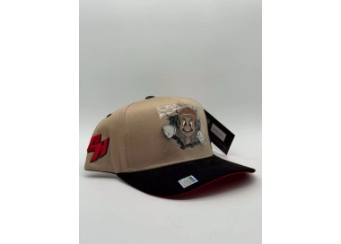 GORRA BIG BOSS / SUPER CHAPO BROS BEIGE RED