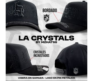 GORRA MZ / LA PEOPLE BLACK CRYSTALS