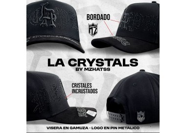 GORRA MZ / LA PEOPLE BLACK CRYSTALS