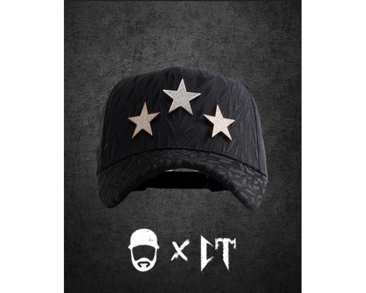 GORRA BARBAS HATS / ROCKSTAR CT ESTRELLAS DE ORO 24 K