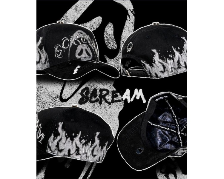 GORRA EL BARBAS HATS / SCREAM BLACK