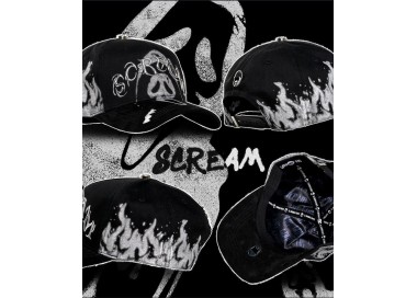 GORRA EL BARBAS HATS / SCREAM BLACK
